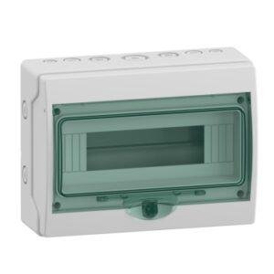 Schneider 1 fila 12 mód. 13979 Mini Kaedra Caja estanca superficie IP65