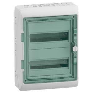 Schneider 2 filas 24 mód. 13983 Kaedra Caja estanca superficie IP65