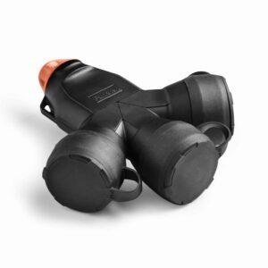 Famatel Adaptador triple schuko goma, regleta 3P IP54 Ref: 187G