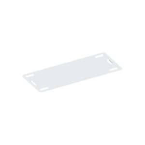 Pack de 100ud Placa de señalización Unex 18x40 en U60X