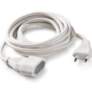 Famatel Prolongador 5m cable 2x1 Blanco
