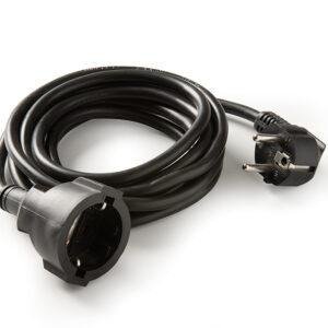 Famatel Prolongador 3m cable 3G1,5 Negro