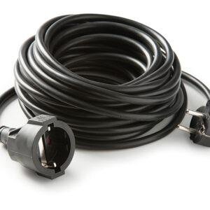Famatel Prolongador 10m cable 3G1,5 Negro