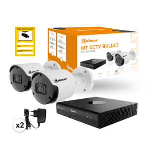 Kit-2BHVR2E con dvr y dos bullet AOC Golmar 31600907