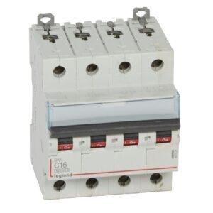 Legrand DX3 6/10 KA C 4P 16A