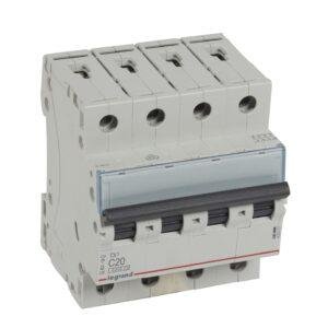 Legrand TX3 6KA C 4P 20A