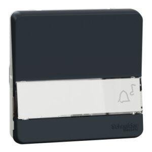 Schneider Mureva Styl Pulsador con portaetiqueta IP55 Gris MUR34029