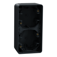 Schneider Mureva Styl Caja doble superficie vertical IP55 Gris MUR37912