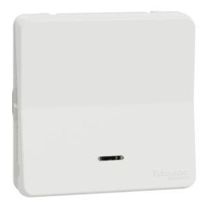 Schneider Mureva Styl Conmutador con LED IP55 Blanco MUR39024