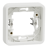 Schneider Mureva Styl Marco 1 elemento con garras IP55 Blanco MUR39108