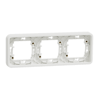 Schneider Mureva Styl Marco 3 elementos IP55 Blanco MUR39109
