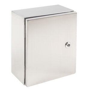 IDE ARMARIO MURAL IP66 INOXIDABLE 304L 400x400x200 CON PLACA Referencia: INX404020
