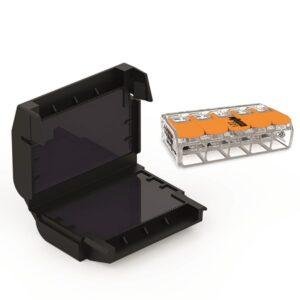 Cellpack EASY-PROTECT 515 - Envolvente rellena de gel libre silicona con bornes WAGO COMPACT 221