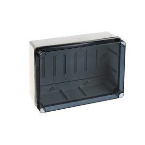 IDE CAJA DE DERIVACIÓN IP65-IP57 253x342x132 LATERALES LISOS TAPA TRANSPARENTE Referencia: ELT322