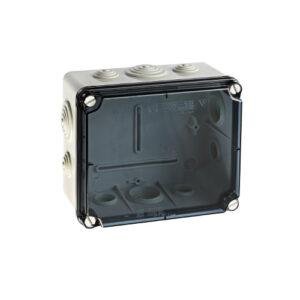 IDE CAJA DE DERIVACIÓN IP65 167x191x100 CON CONOS TAPA TRANSPARENTE Referencia: EVT171