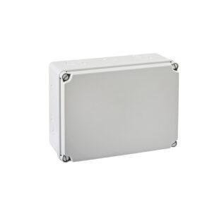 IDE CAJA DE DERIVACIÓN IP65-IP67 185x246x100 ENTRADAS PRETROQUELADAS TAPA OPACA Referencia: EX231