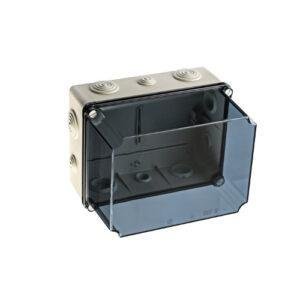 IDE CAJA GUARDAMOTOR IP65 194x255x179 CON CONOS TAPA TRANSPARENTE Referencia: GSVT231