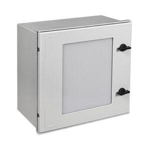 IDE ARMARIO MURAL IP66 POLIÉSTER 400x400x200 PUERTA TRANSPARENTE Referencia: POL404020PT