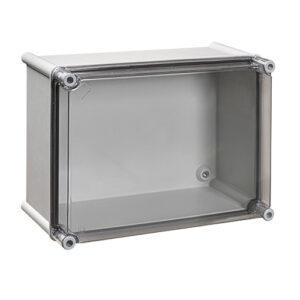 IDE CAJA DOBLE AISLAMIENTO IP66 POLIÉSTER TAPA PC TRANSPARENTE 8x6 MÓDULOS Referencia: ROC86PT