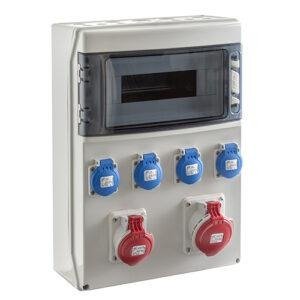 IDE COFRET IP54 CON TOMAS DE CORRIENTE 1x12 MÓDULOS (CSN12PT) Referencia: SV12300