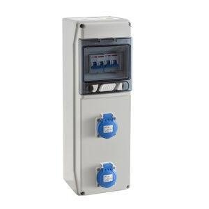 IDE COFRET IP54 CON TOMAS DE CORRIENTE Y PROTECCIONES 1x6 MÓDULOS (CSN6PT) Referencia: SV4PK2/P