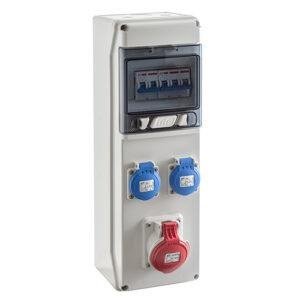 IDE COFRET IP54 CON TOMAS DE CORRIENTE Y PROTECCIONES 1x6 MÓDULOS (CSN6PT) Referencia: SV6302/P