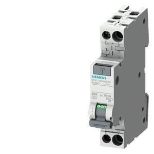 Siemens RCBO compact 6kA Type AC30mA C16
