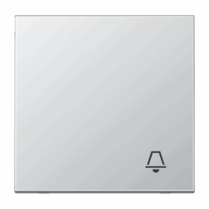 Jung Tecla c/ simb. timbre LS aluminio