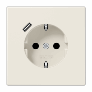 Jung Enchufe SCHUKO® c/ USB-C LS bl.