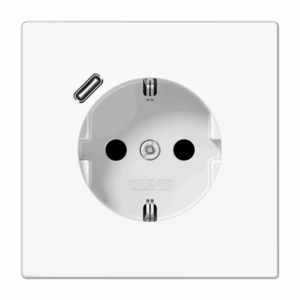 Jung Enchufe SCHUKO® c/ USB-C LS bl. alpi