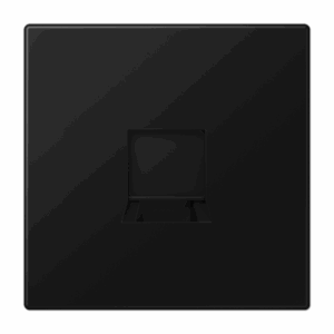 Jung Placa Mod. Jack-Rad 1 toma LS negro mate