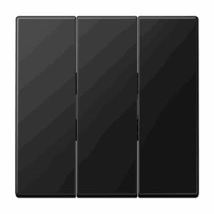 Jung Tecla triple LS negro mate