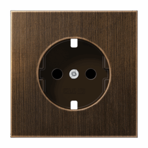 Jung Cazoleta SCHUKO® prot. LS latón antik