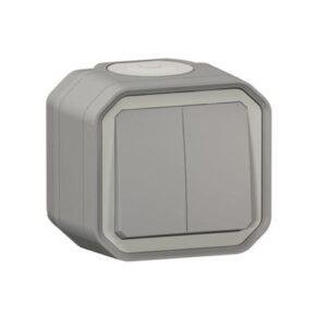 Legrand PL-MBL SUP CONM DOBLE 10A GRIS
