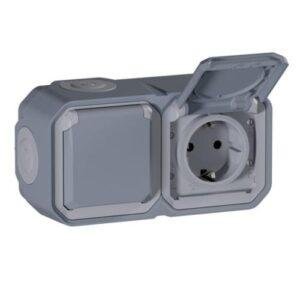 Legrand PL-MBL SUP 2X2P+T AUT HOR GR