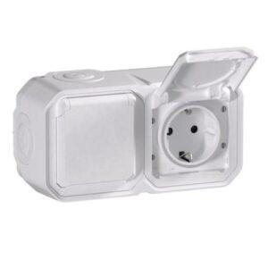 Legrand PL-MBL SUP 2X2P+T TOR HOR BL