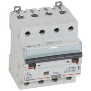 Legrand MAG DIF DX3 4P 30MA C16 TIPO F
