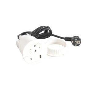 Legrand IN-DISQ80 SCH+USB A+C BL 2M
