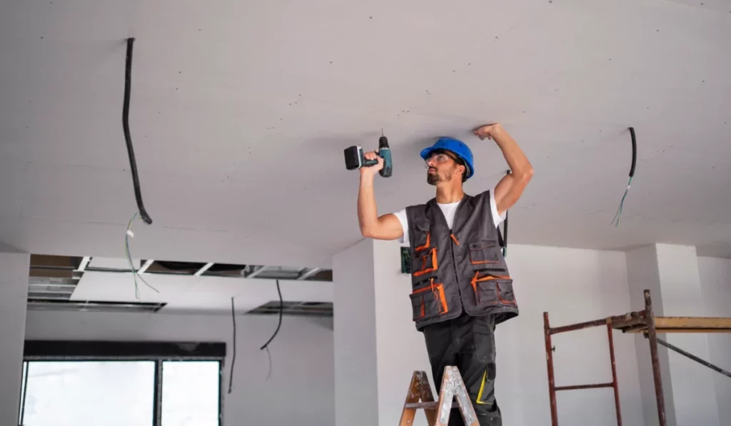 ventilador techo con luz LED-1