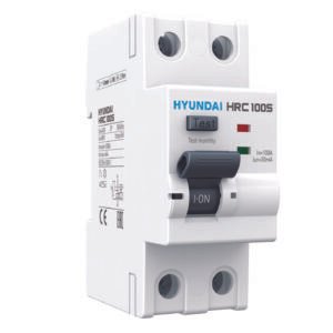 Interruptor diferencial Hyundai Electric HRC 2P 25 A 30 mA A-APR para protección de personas - HRC63S-R2PG4025