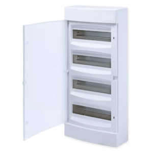 Caja modular Hyundai Electric IP40 para protecciones eléctricas Superf. po. 4f 48 mod ip40 - N48-CW