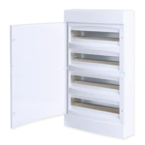 Caja modular Hyundai Electric IP40 para protecciones eléctricas Superf. po. 4f 72 mod ip40 - N4X18-CW