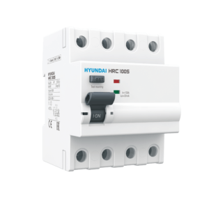 Interruptor diferencial Hyundai Electric HRC 4P 25 A 30 mA AC para protección de personas - HRC63S-G4PG4025