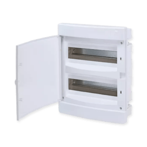 Caja modular Hyundai Electric IP40 para protecciones eléctricas Empotr. po. 2f 24 mod ip40 - U24-CW