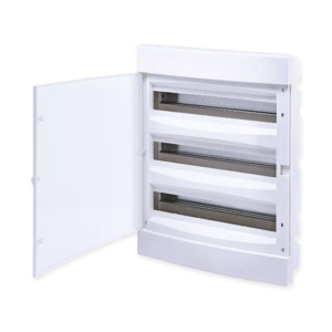 Caja modular Hyundai Electric IP40 para protecciones eléctricas Empotr. po. 3f 54 mod ip40 - U3X18-CW