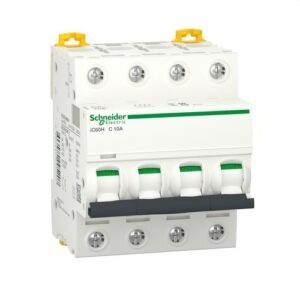 Schneider A9F89410 Interruptor automático magnetotérmico iC60H 4P 10A