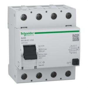 Schneider A9R16492 Interruptor diferencial 4P 125A 500mA AC