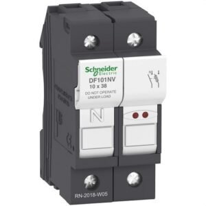 Schneider DF101NV Portafusibles con piloto 1P+N 32A fusible 10x38