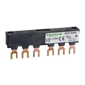 Schneider GV2G245 Juego de barras tripolares 63A 2 derivaciones paso