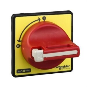 Schneider KCF1PZ Mando giratorio frontal maneta roja con 1/3 candados